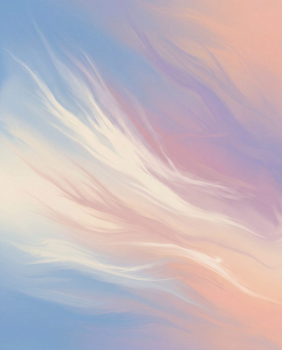 Cirrus Veil Drift | Dreamy Gradient Printable Wall Art Print by Halcyon Skies — print preview