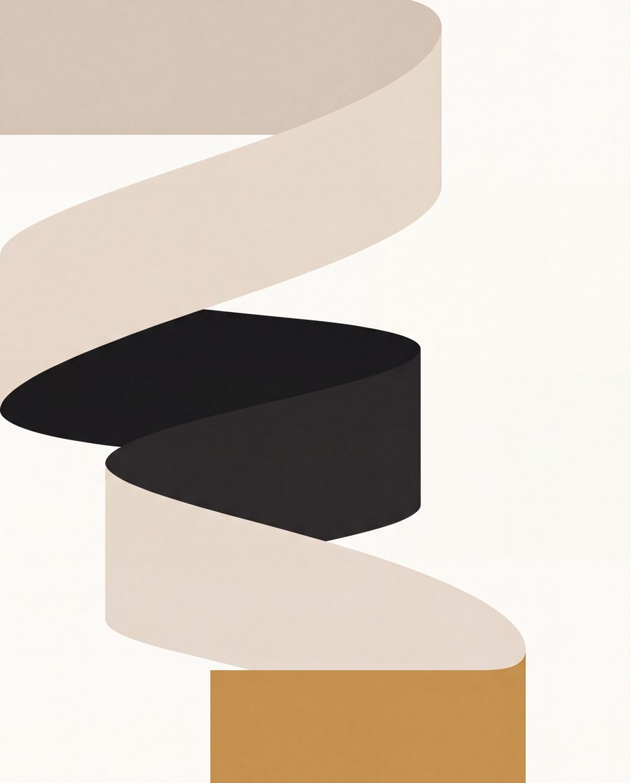 Counterpoise Studies | 3-Piece Abstract Minimal Wall Art Set by Form & Field — print preview