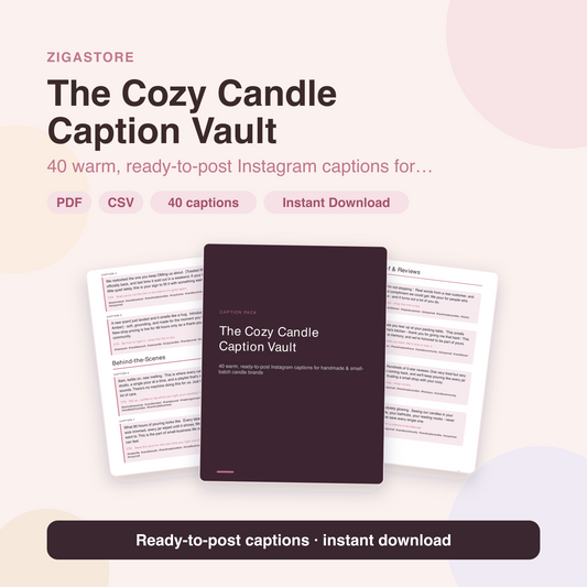 Cozy Candle Caption Vault — 40 Ready-to-Post Instagram Captions