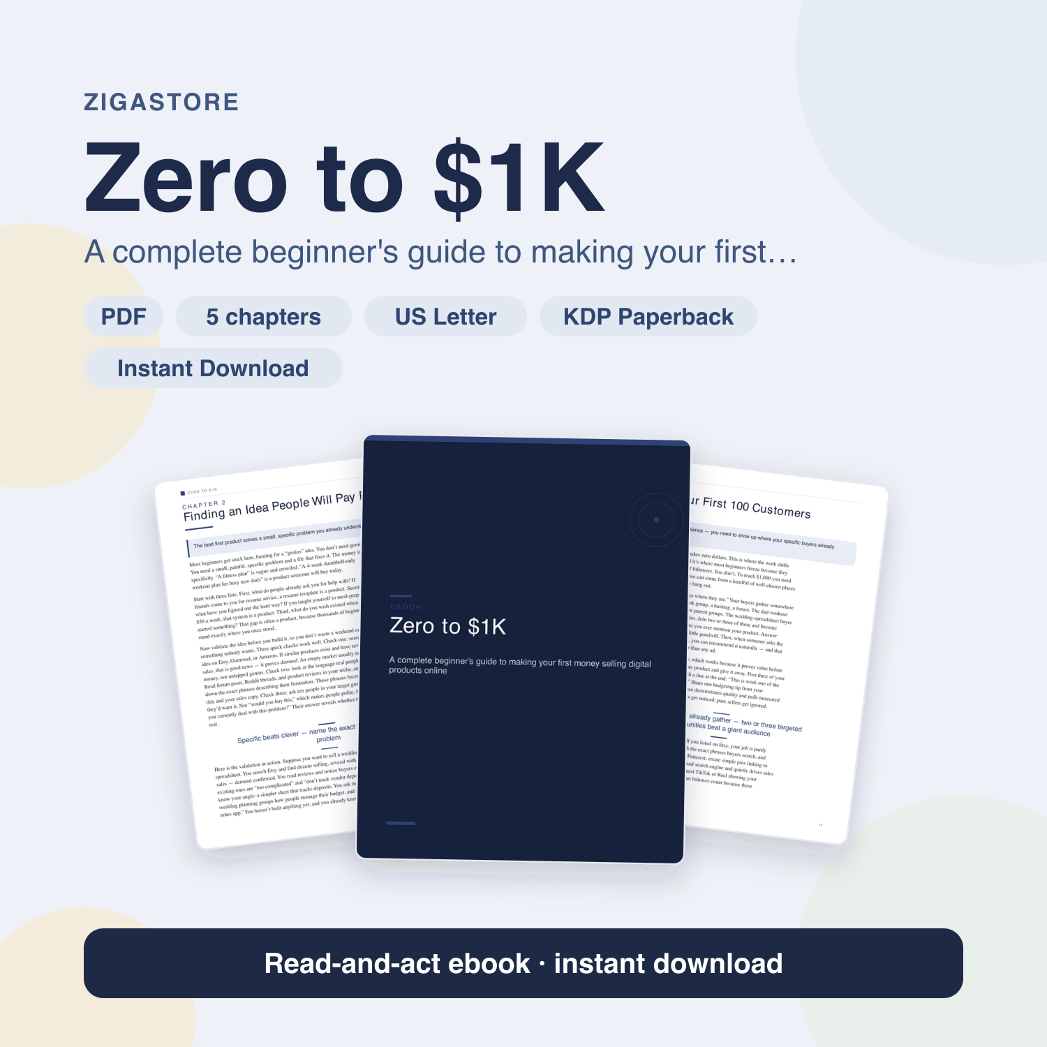 Zero to $1K: Beginner's Guide to Selling Digital Products