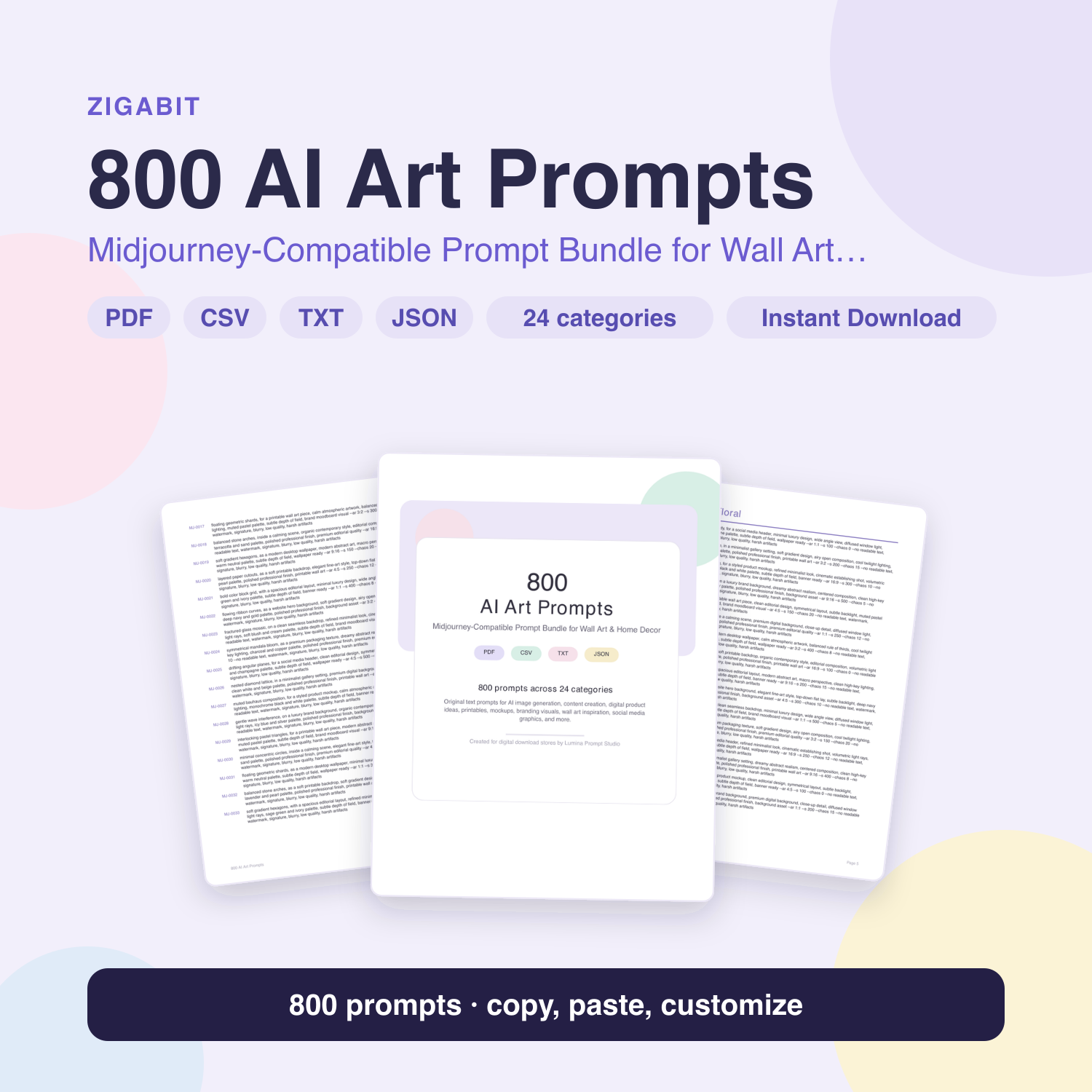 800 Midjourney Art Prompts for Stunning Wall Art & Decor