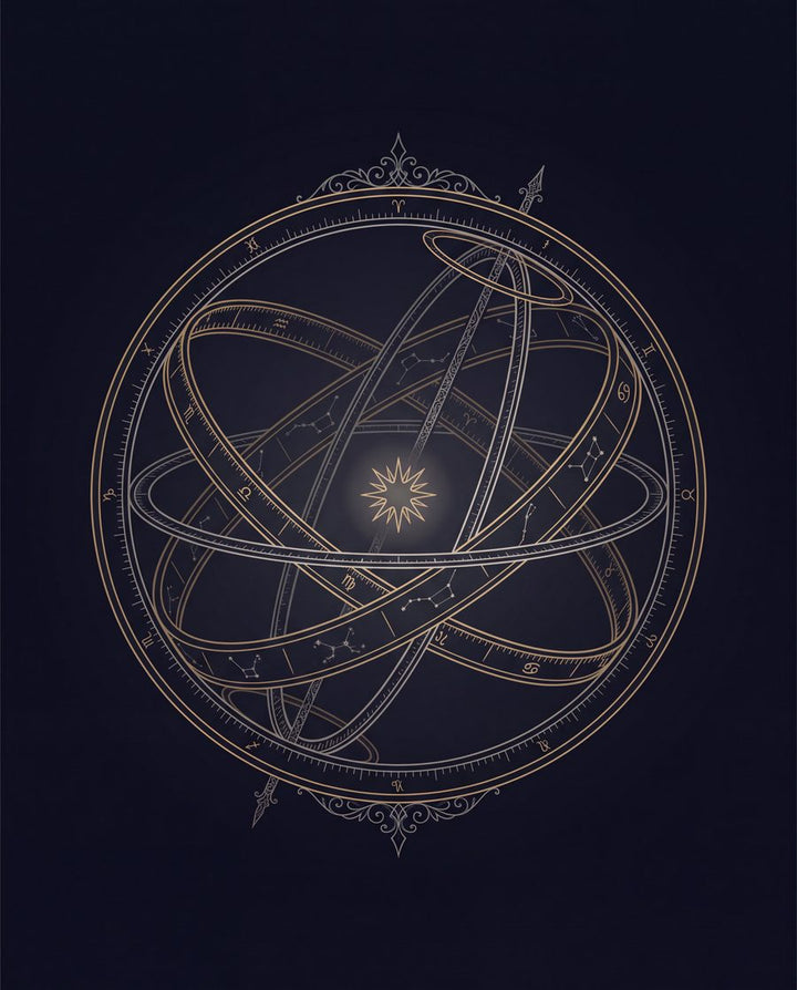Meridian & Ember Dark Celestial Gallery Wall Set | 3 Prints by Nocturne Press
