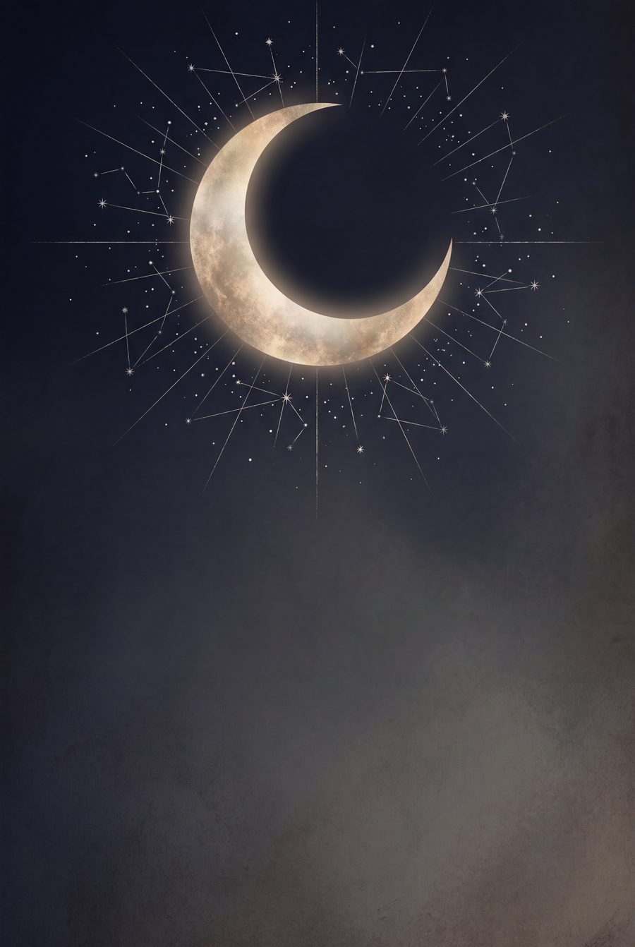 Gothic Celestial Wall Art | Set of 2 Printable Moon Prints by Nocturne Press — print preview