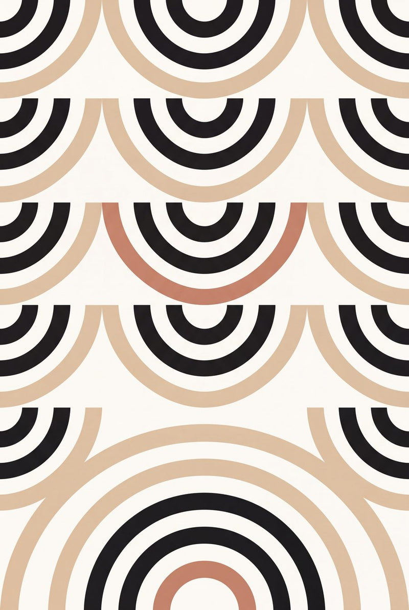 Slowtide & Stonefall — 3 Abstract Minimal Bedroom Prints by Form & Field — print preview shown framed at true scale in an illustrated room preview