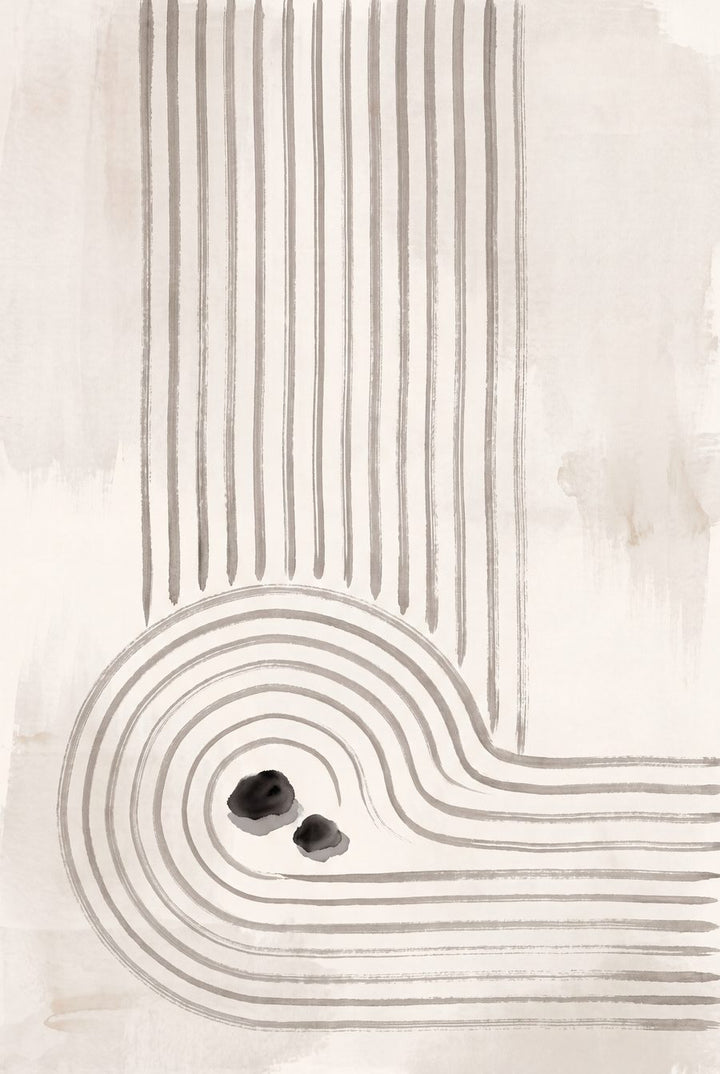 Suna Hush Japandi Gallery Wall Set — 3 Printable Wabi-Sabi Prints by Quiet North