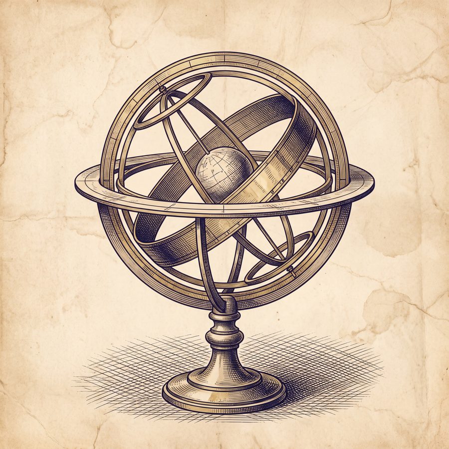 Fathom & Firmament — Vintage Cartographic Gallery Wall Set of 3 by Cobalt Atlas — print preview