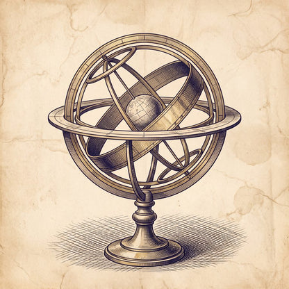 Fathom & Firmament — Vintage Cartographic Gallery Wall Set of 3 by Cobalt Atlas — print preview