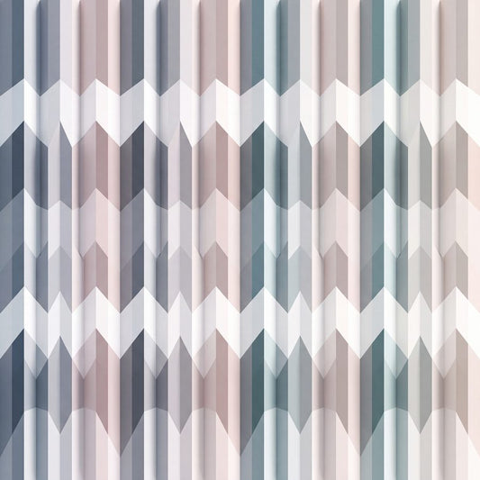 Pleatfield Cadence | Geometric Paper Printable Wall Art Print by Origami Sky — print preview