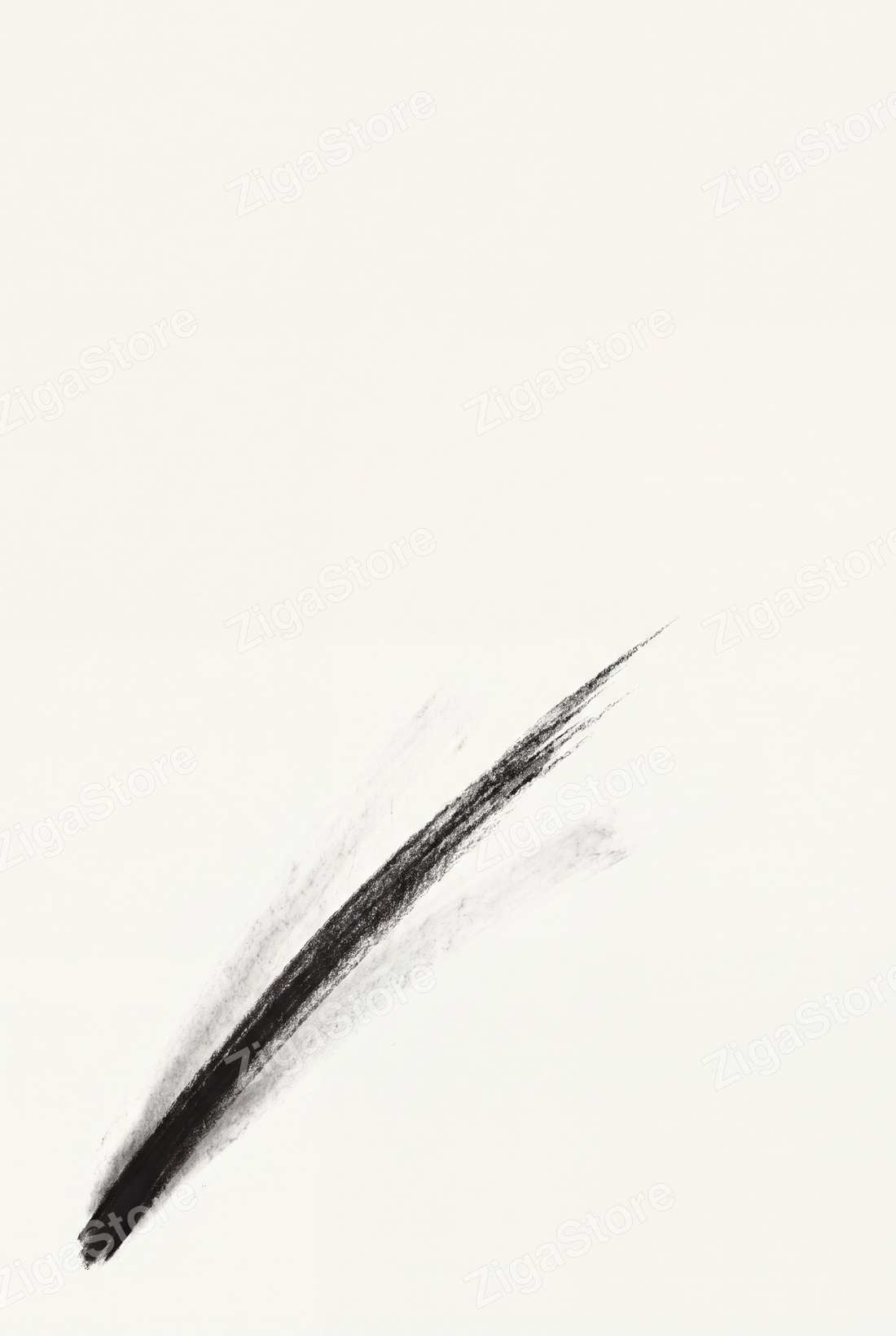 Launch Vector | Charcoal Abstract Printable Wall Art Print by Ember & Ash — print preview (watermarked)