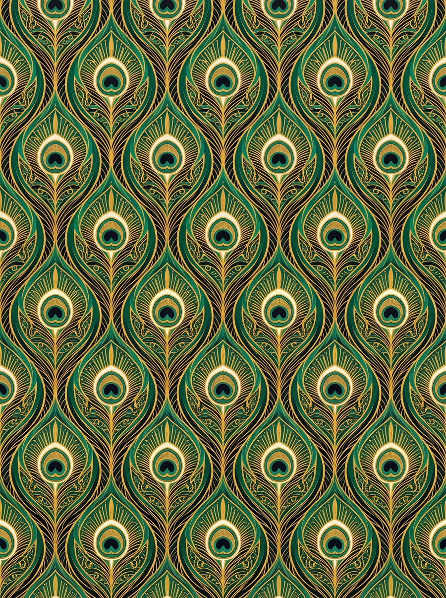 The Emerald Soirée Suite — Art Deco Gatsby Dining Wall Art Set of 3 by Marrow & Gold — print preview
