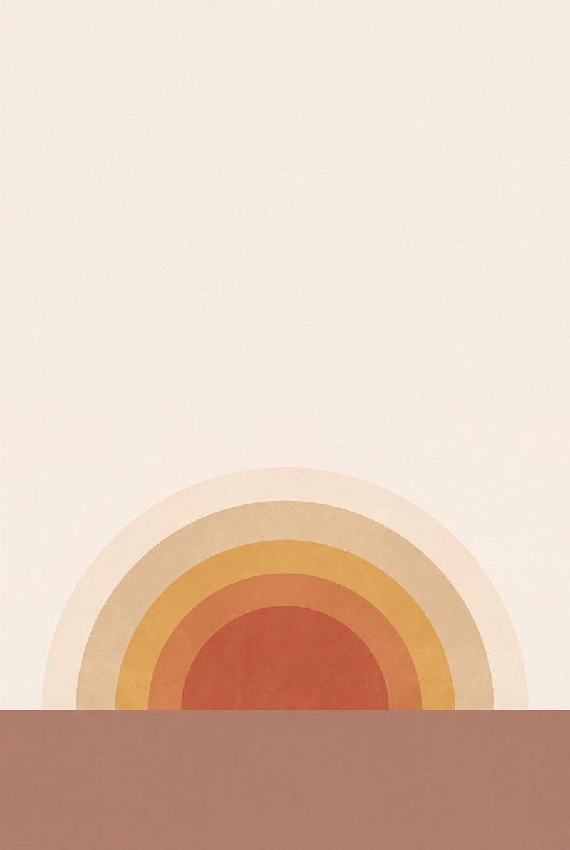 Desert Terracotta Gallery Wall Set | 2 Printable Boho Prints by Dune & Clay — print preview shown framed at true scale in an illustrated room preview