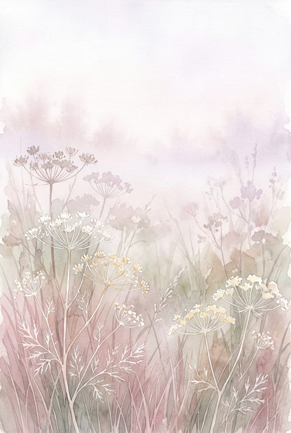 Moonseed & Meadowmist — 3 Pressed Botanical Wall Art Prints by Pressed Petal — print preview