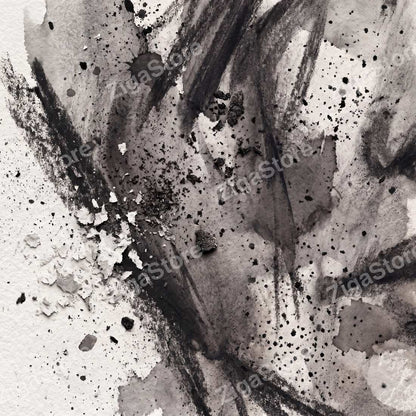 Tooth & Grain | Charcoal Abstract Printable Wall Art Print by Ember & Ash — print preview (watermarked)