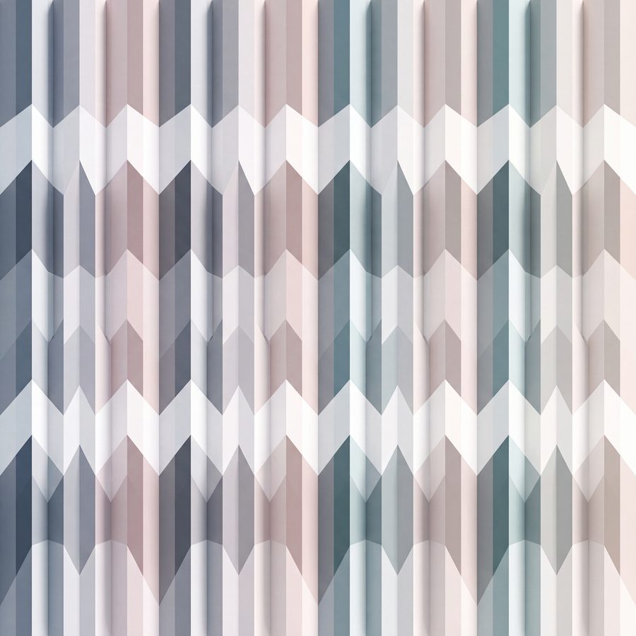 Creaseline Meridian | 3-Piece Geometric Paper Gallery Wall Set by Origami Sky — print preview