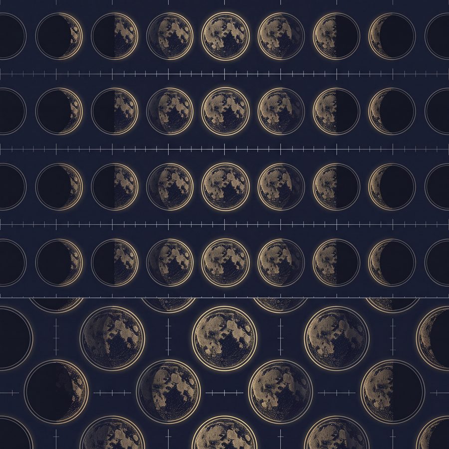 Meridian & Ember Dark Celestial Gallery Wall Set | 3 Prints by Nocturne Press — print preview