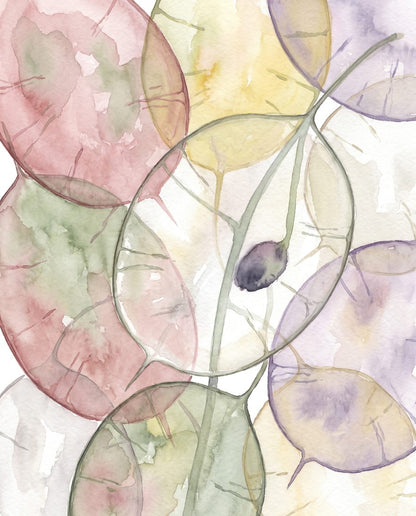Moonseed & Meadowmist — 3 Pressed Botanical Wall Art Prints by Pressed Petal — print preview