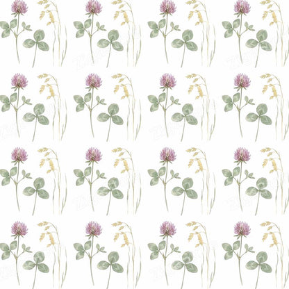 Harebell & Wild-Lace Pressings | 3 Pressed Botanical Nursery Prints by Pressed Petal — print preview (watermarked)