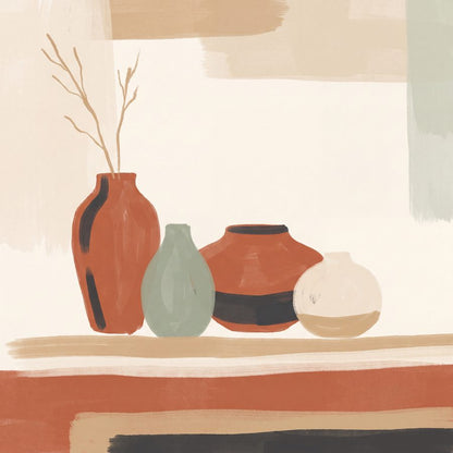 Ochre Mesa Studies | Boho Neutral Printable Art Set by Saffron & Sage — print preview