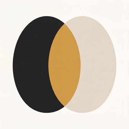 Counterpoise Studies | 3-Piece Abstract Minimal Wall Art Set by Form & Field — print preview