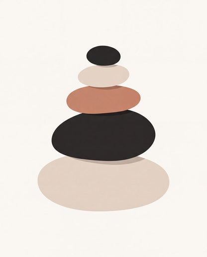 Slowtide & Stonefall — 3 Abstract Minimal Bedroom Prints by Form & Field — print preview